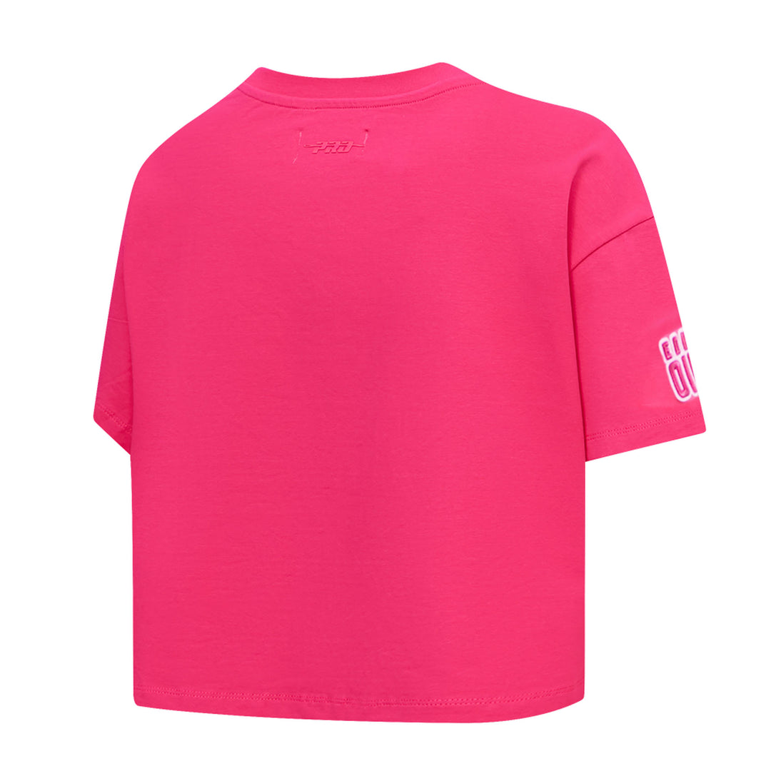 Edmonton Oilers Women's Pro Standard Triple Pink Boxy Cropped T-Shirt