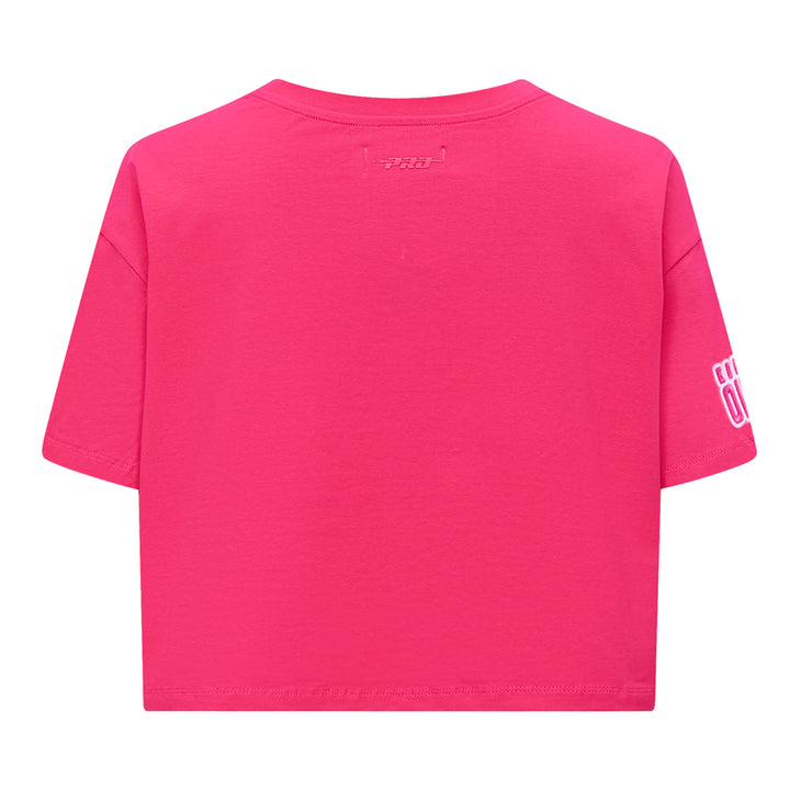 Edmonton Oilers Women's Pro Standard Triple Pink Boxy Cropped T-Shirt