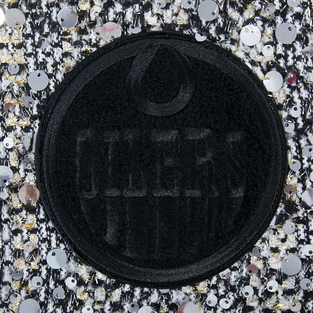 Edmonton Oilers Women's Pro Standard Tweed Sequin Cropped Jacket