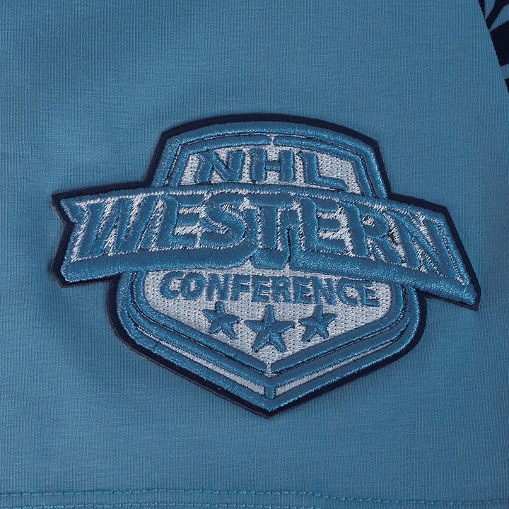 Edmonton Oilers Women's Pro Standard Country Club Blue T-Shirt