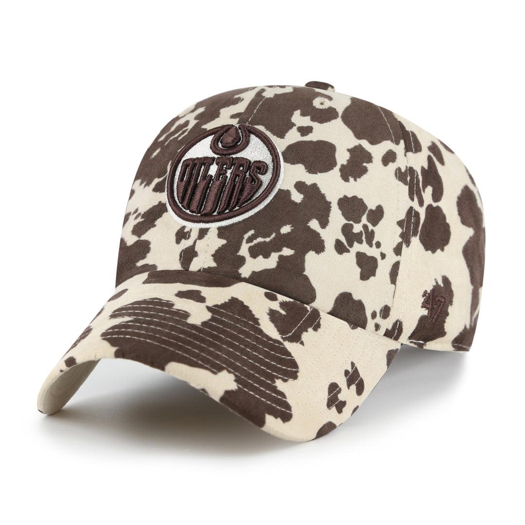 Edmonton Oilers Women's '47 Brown Bessie Clean Up Adjustable Hat