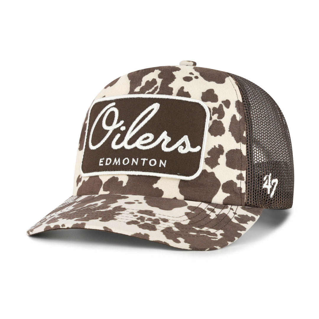 Edmonton Oilers Women's '47 Brown Bessie Hitch Snapback Hat