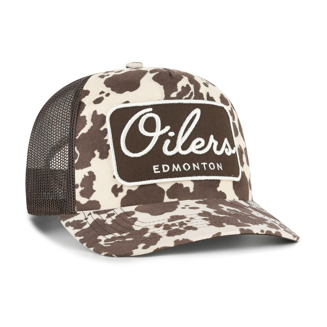 Edmonton Oilers Women's '47 Brown Bessie Hitch Snapback Hat