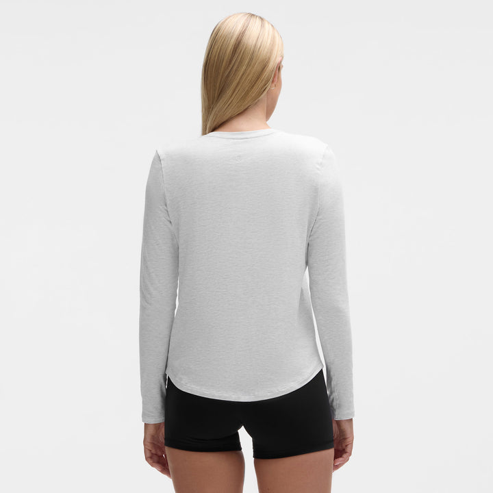Edmonton Oilers Women's lululemon Love Grey Long Sleeve T-Shirt