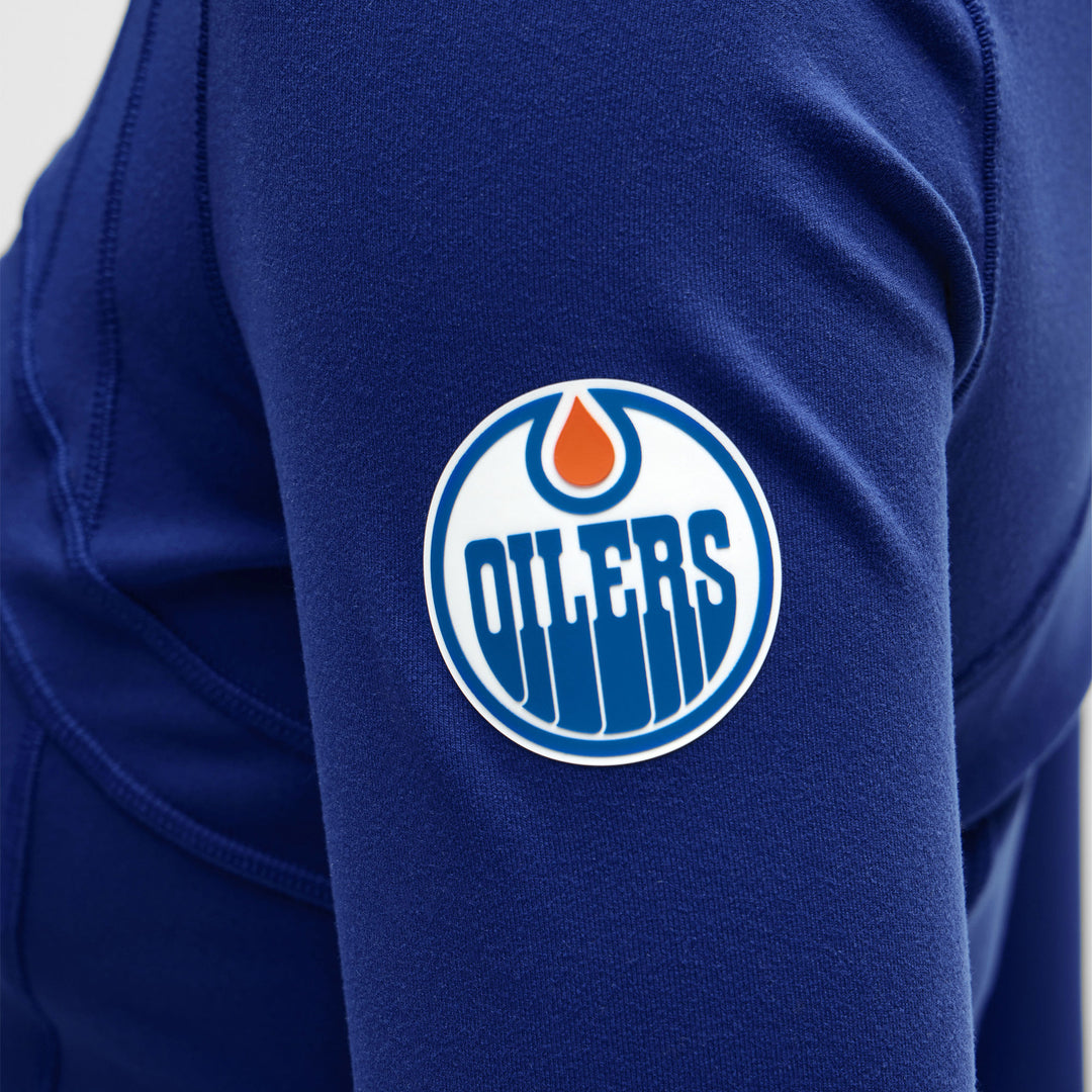 Edmonton Oilers Women's lululemon Luon Define Blue Jacket