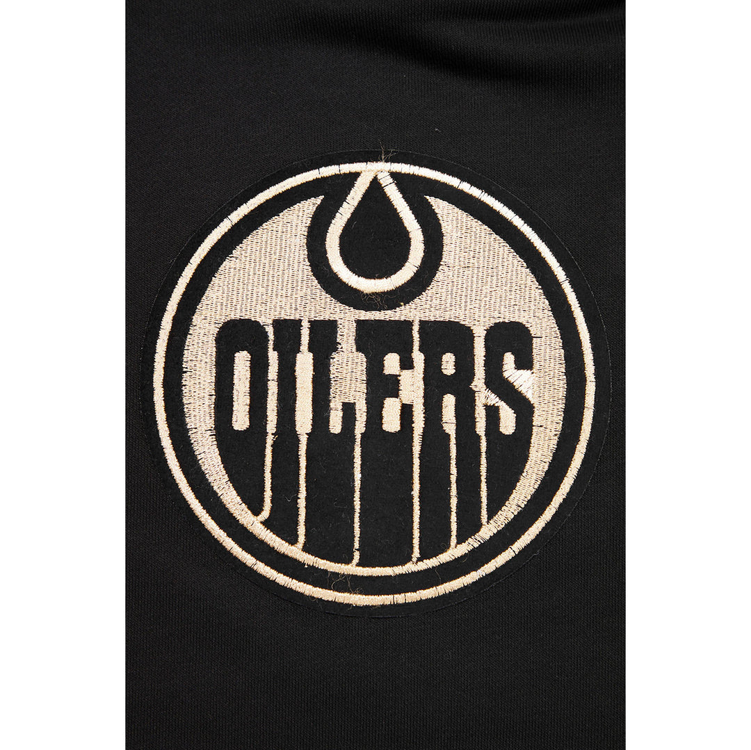 Edmonton Oilers Women's Pro Standard Black & Gold Glam Hoodie