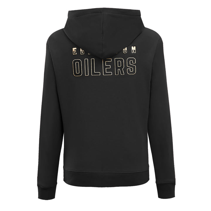 Edmonton Oilers Women's Pro Standard Black & Gold Glam Hoodie