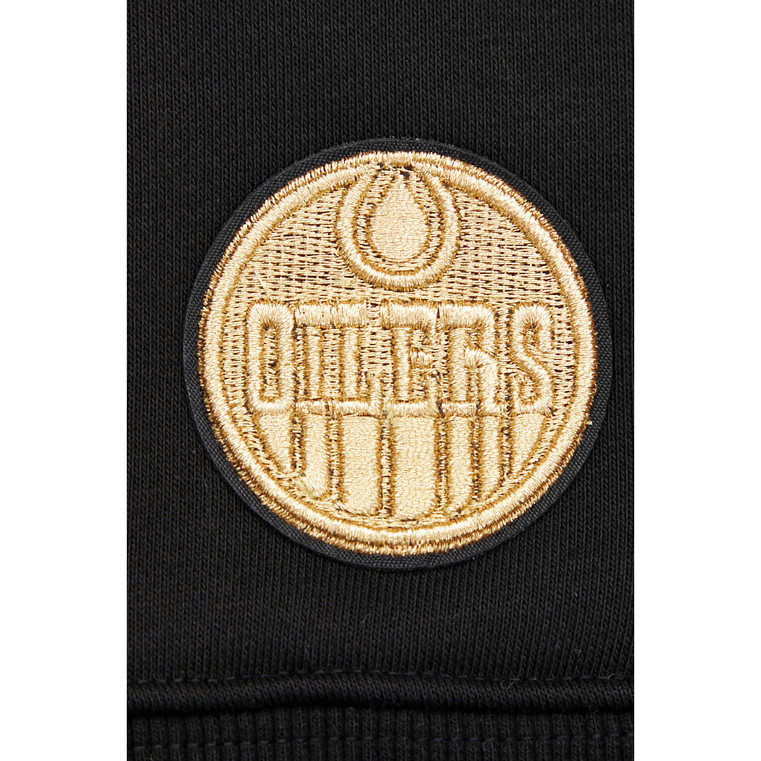 Edmonton Oilers Women's Pro Standard Black & Gold Glam Hoodie