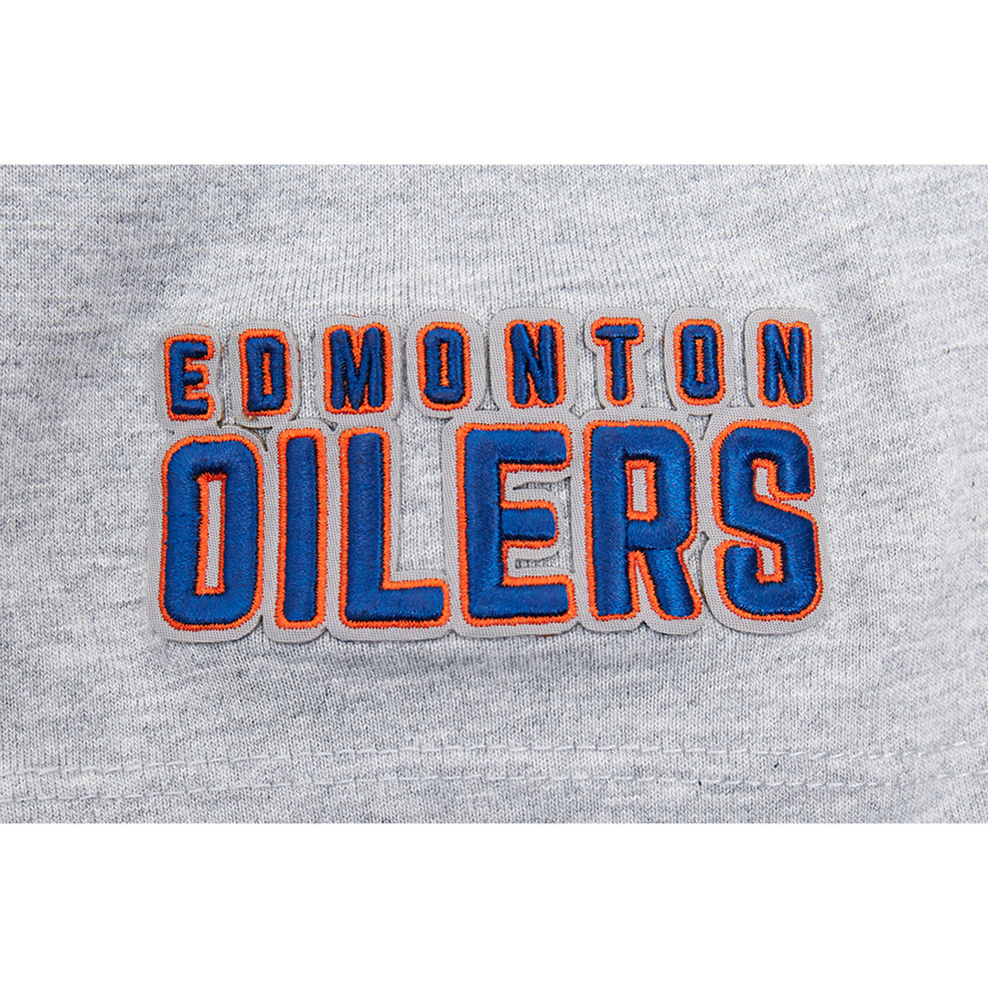 Edmonton Oilers Women's Pro Standard Hunter Mascot "Boyfriend" Grey T-Shirt
