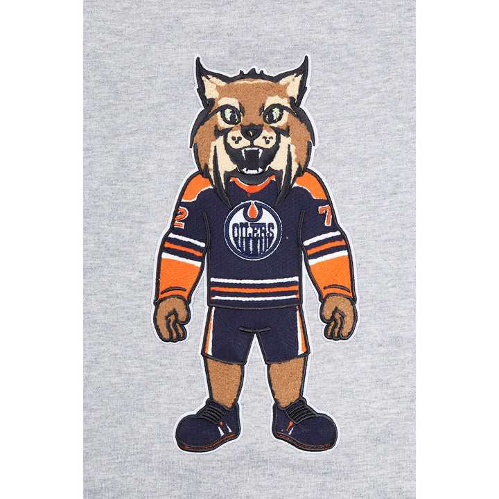 Edmonton Oilers Women's Pro Standard Hunter Mascot "Boyfriend" Grey T-Shirt