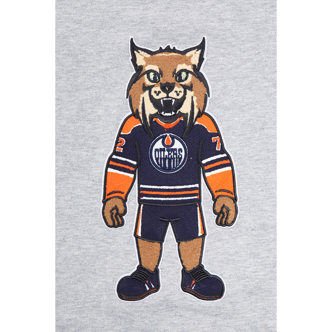 Edmonton Oilers Women's Pro Standard Hunter Mascot "Boyfriend" Grey T-Shirt