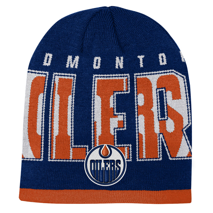 Edmonton Oilers Youth Outerstuff Blue Legacy Beanie Toque