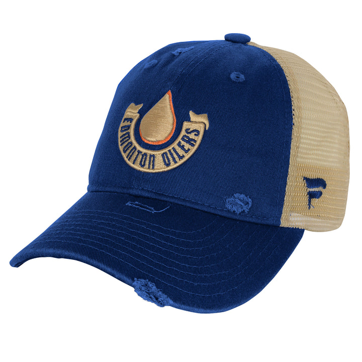 Edmonton Oilers Youth Fanatics Authentic Pro 2023 Heritage Classic Snapback Hat