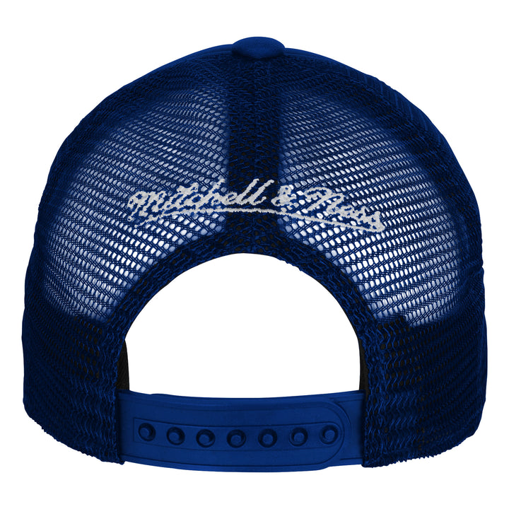 Edmonton Oilers Youth Mitchell & Ness Blue Mesh Snapback Hat