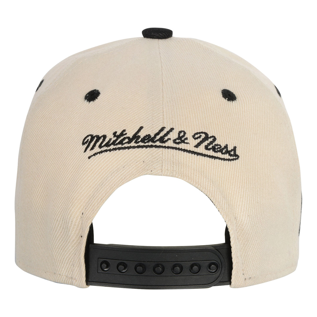 Edmonton Oilers Youth Mitchell & Ness Cream Snapback Hat