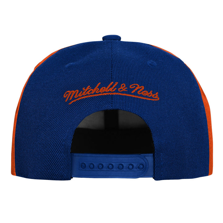 Edmonton Oilers Youth Mitchell & Ness White & Orange Hunter Snapback Hat