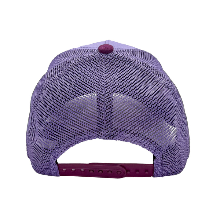 Edmonton Oilers Youth New Era Color Pack Sky Purple 9FORTY M-Crown Trucker Snapback Hat