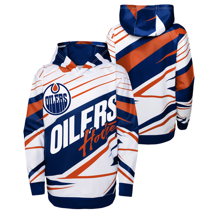 Edmonton Oilers Youth Outerstuff Adept Hoodie