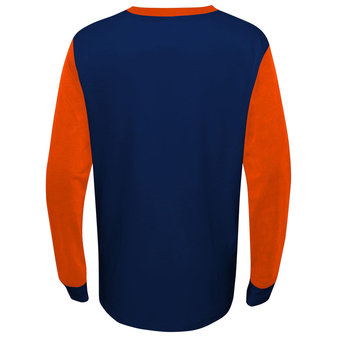 Edmonton Oilers Youth Outerstuff Alternate Long Sleeve T-Shirt