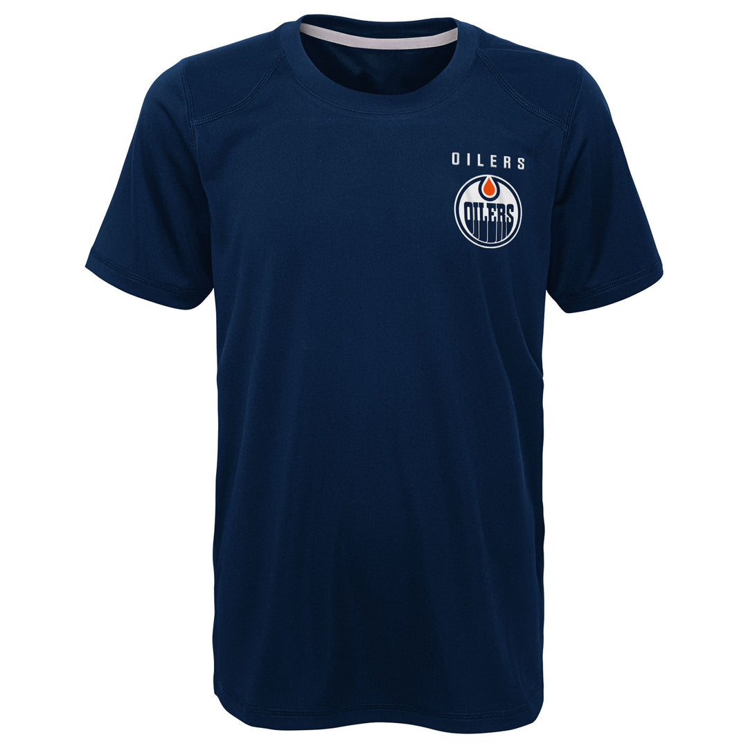 Edmonton Oilers Youth Outerstuff Best on Best Navy T-Shirt