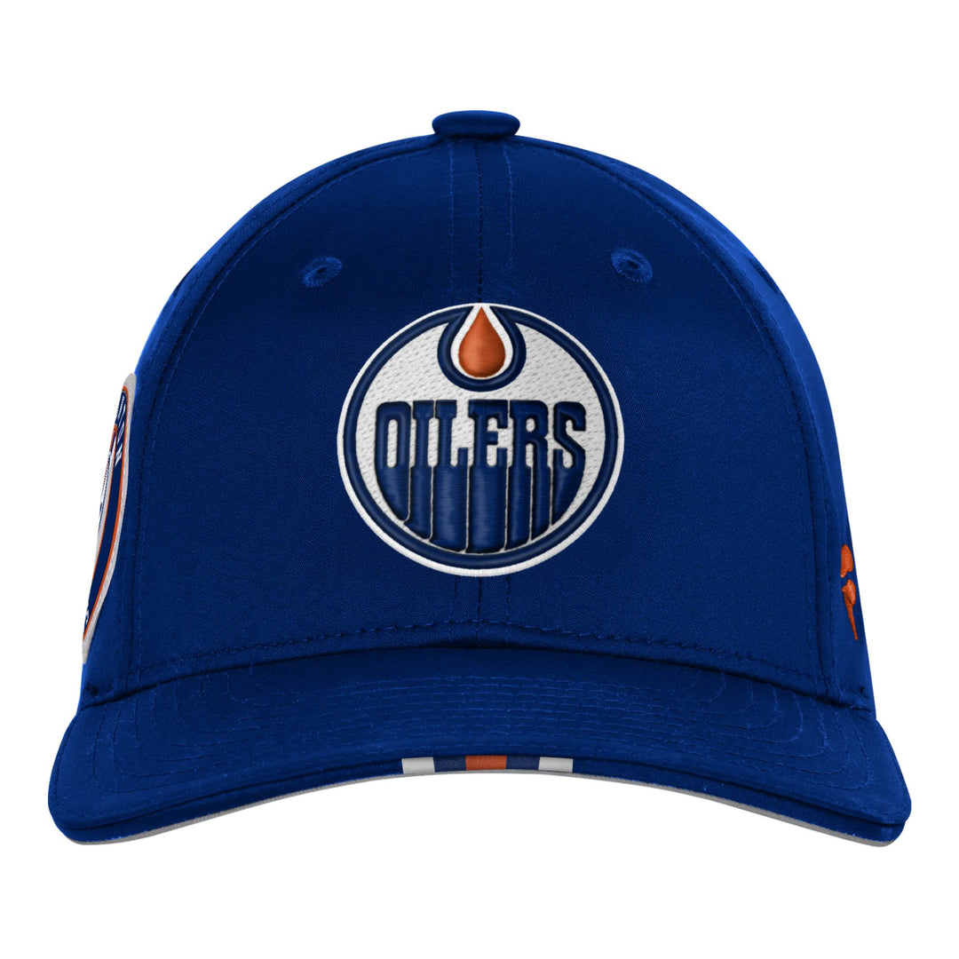 Edmonton Oilers Youth Outerstuff Blue 2025 NHL Draft Pro On Stage Snapback Hat