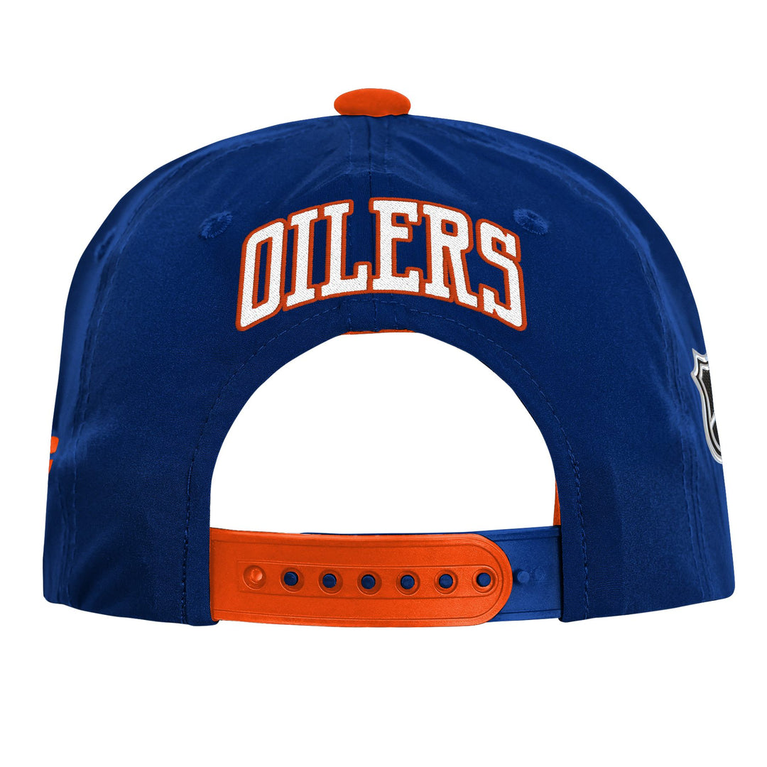 Edmonton Oilers Youth Outerstuff Blue 2026 NHL Draft Pro On Stage Snapback Hat