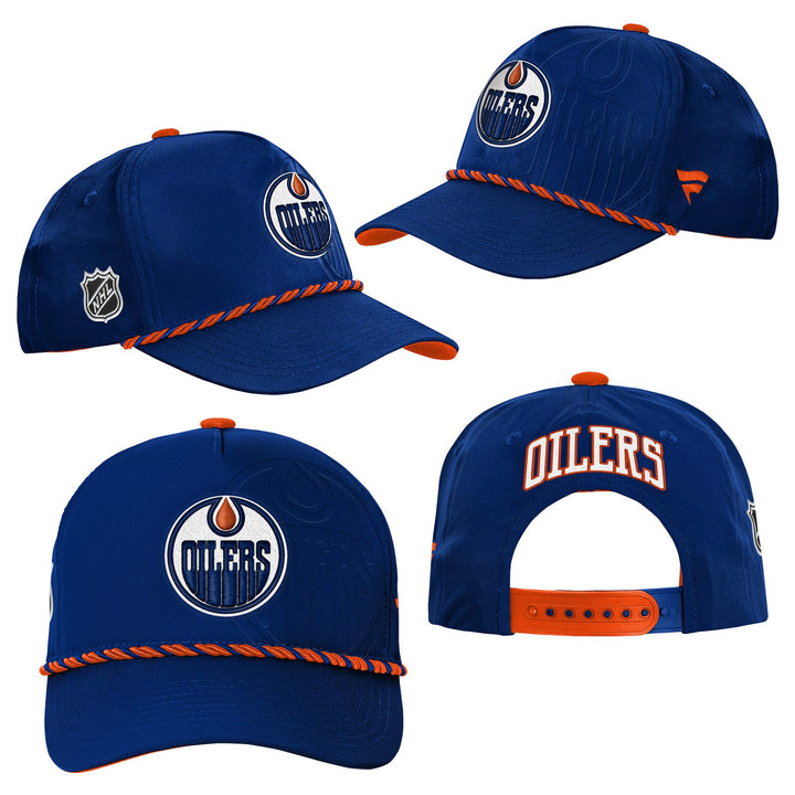 Edmonton Oilers Youth Outerstuff Blue 2026 NHL Draft Pro On Stage Snapback Hat