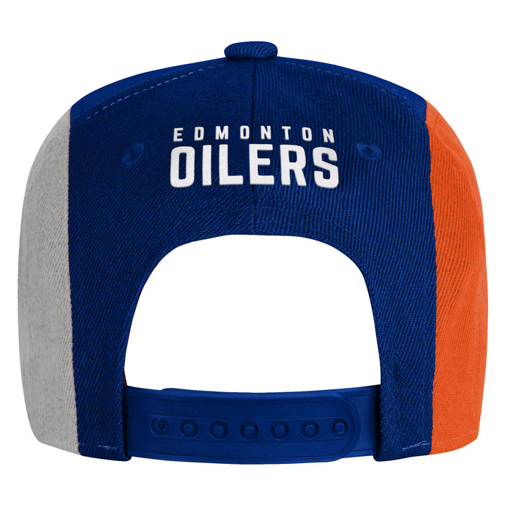 Edmonton Oilers Youth Outerstuff Blue Ace In The Hole Snapback Hat