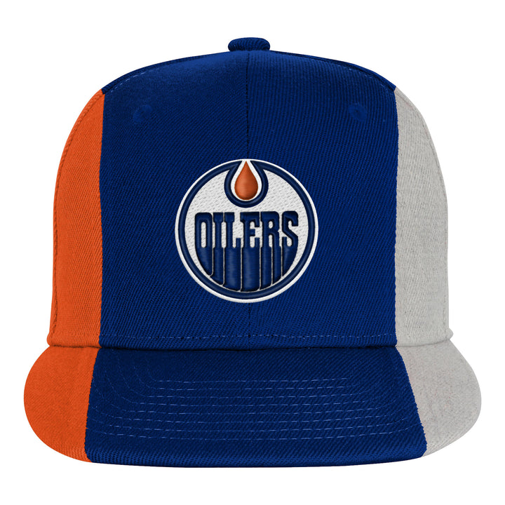 Edmonton Oilers Youth Outerstuff Blue Ace In The Hole Snapback Hat