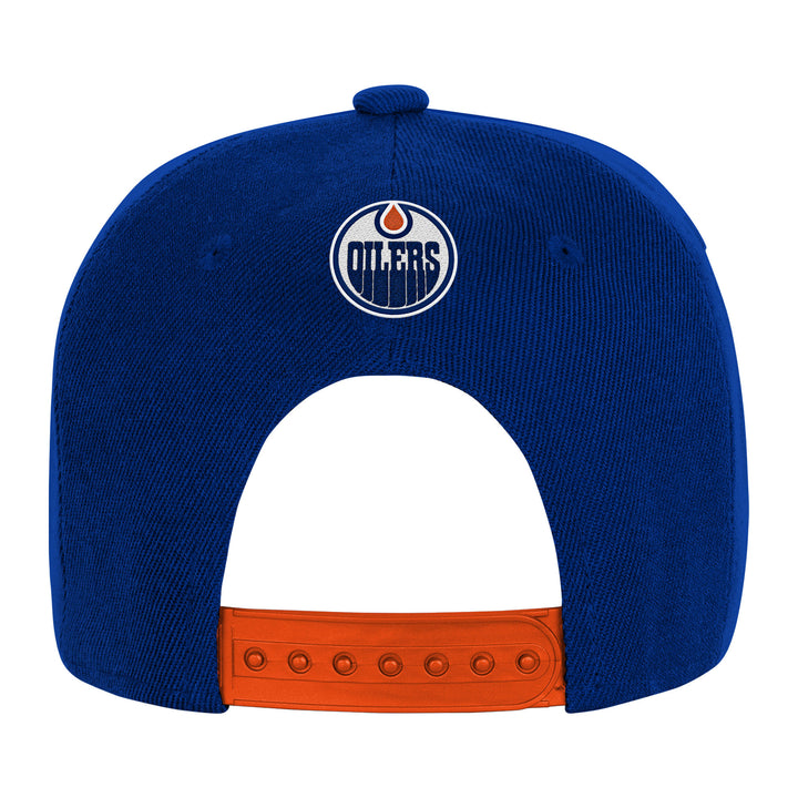 Edmonton Oilers Youth Outerstuff Blue Superfan Snapback Hat