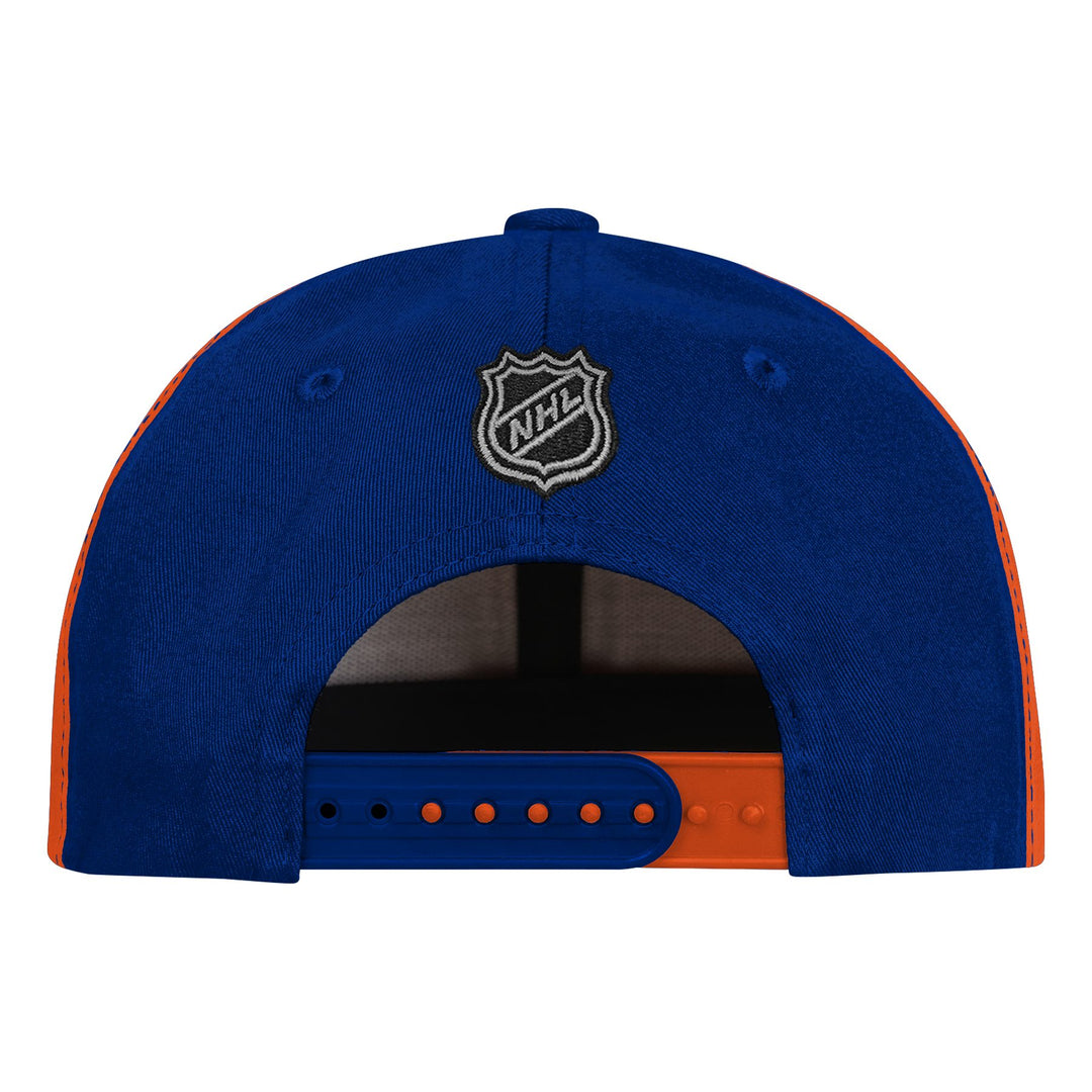 Edmonton Oilers Youth Outerstuff Blue Top Player Snapback Hat