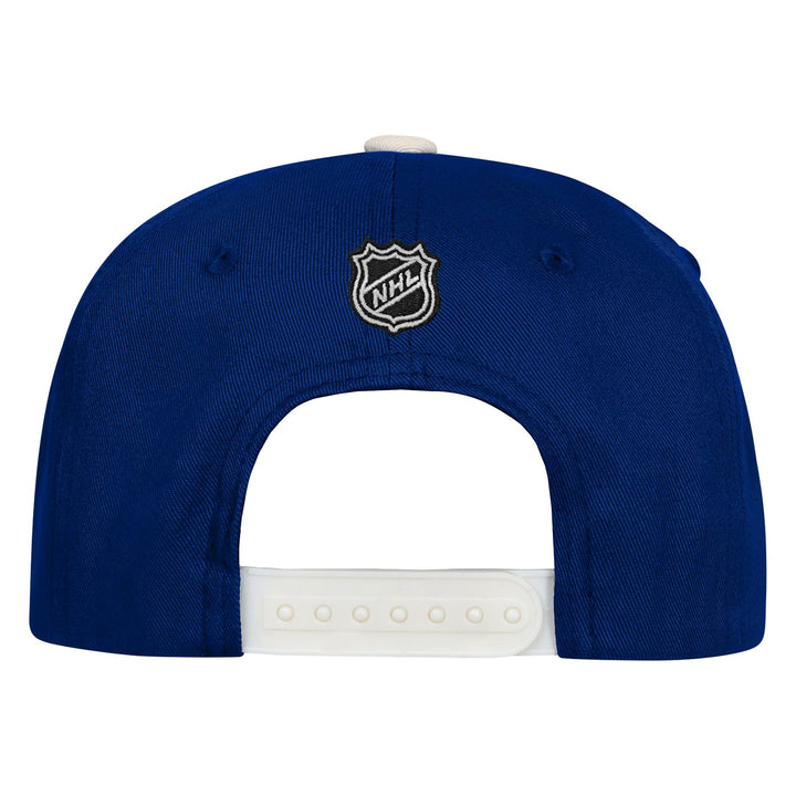 Edmonton Oilers Youth Outerstuff Blue & Cream Court MVP Snapback Hat