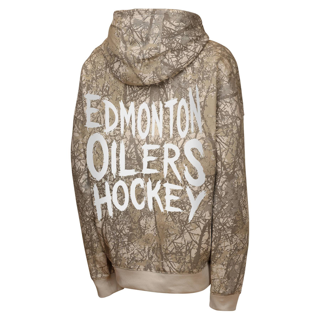 Edmonton Oilers Youth Outerstuff Fast & Furious Camo Hoodie