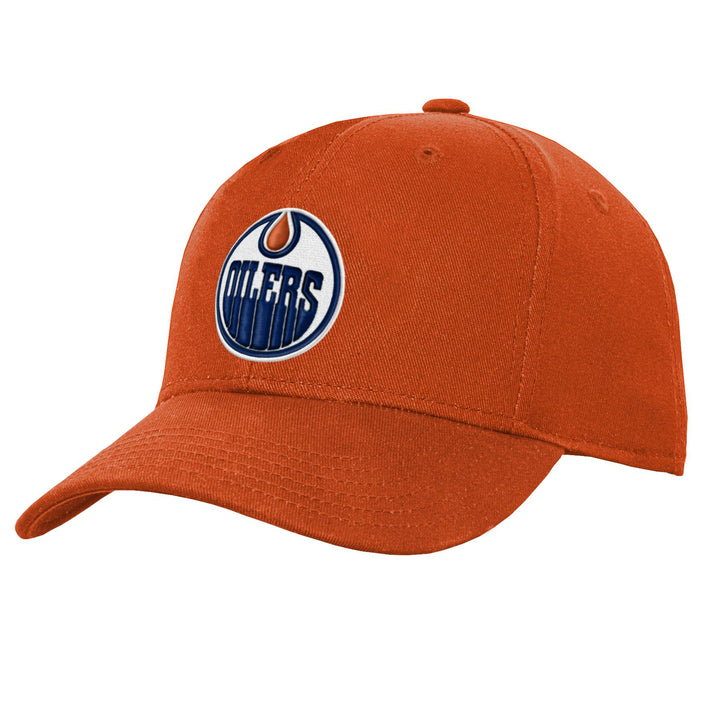 Edmonton Oilers Youth Outerstuff Orange Structured Flex Hat