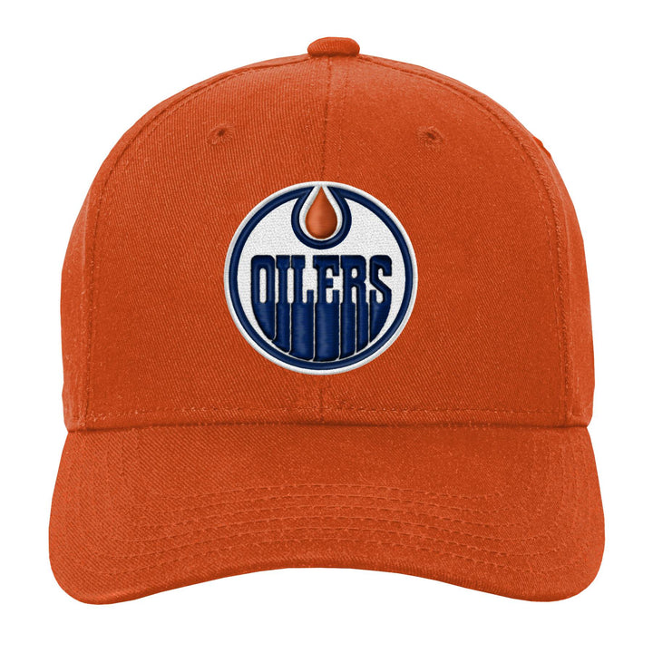 Edmonton Oilers Youth Outerstuff Orange Structured Flex Hat