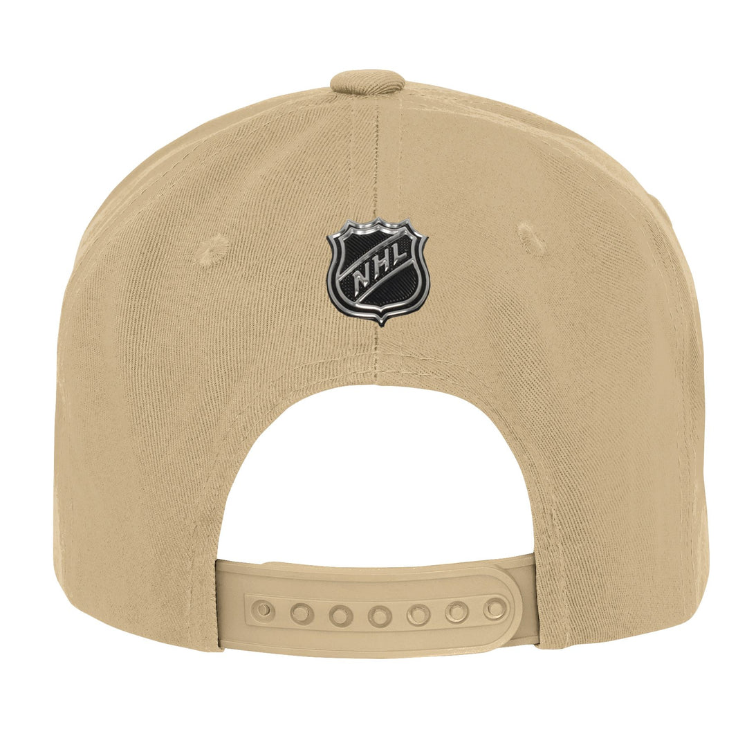 Edmonton Oilers Youth Outerstuff Authentic Pro Alternate Logo Cream Snapback Hat
