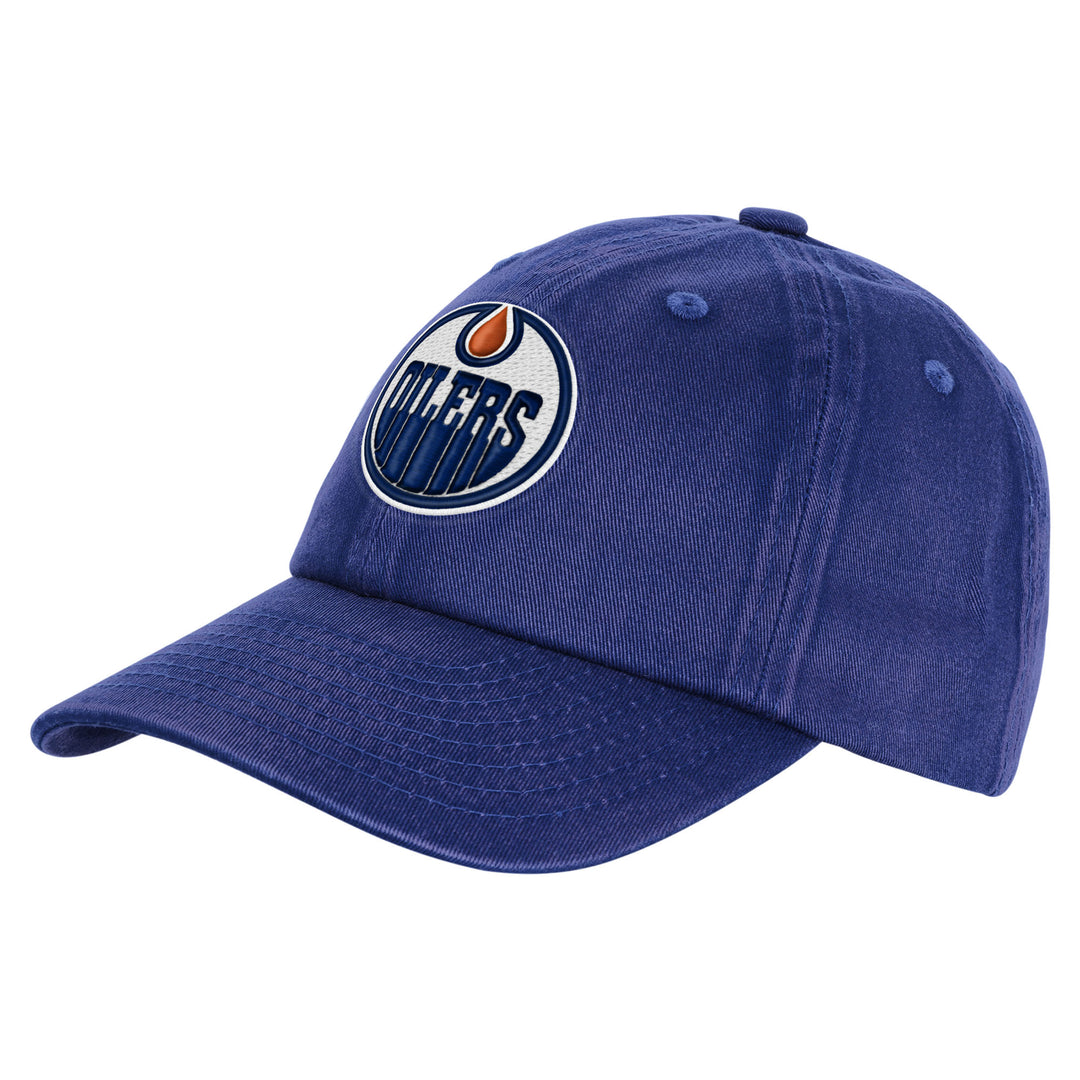 Edmonton Oilers Youth Outerstuff Royal Retro Slouch Adjustable Hat