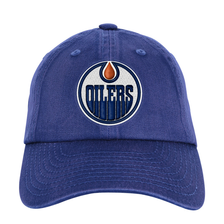 Edmonton Oilers Youth Outerstuff Royal Retro Slouch Adjustable Hat