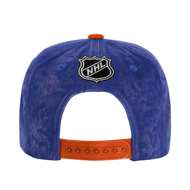 Edmonton Oilers Youth Outerstuff Royal & Orange Retro Snapback Hat