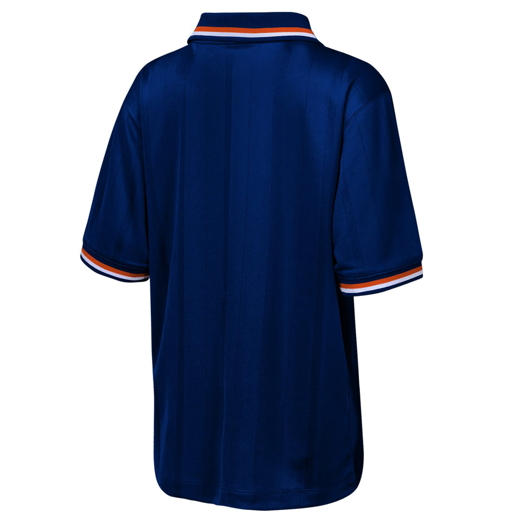 Edmonton Oilers Youth Outerstuff Stadium Fashion Collar Blue T-Shirt