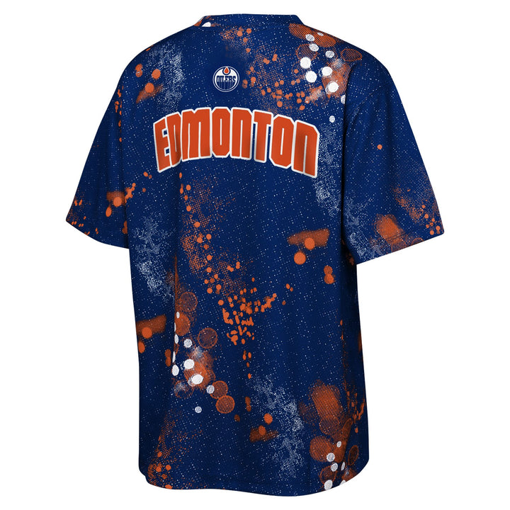 Edmonton Oilers Youth Outerstuff Stadium Lights Blue T-Shirt