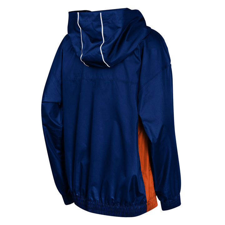 Edmonton Oilers Youth Outerstuff Supremacy Blue Quarter Zip Jacket