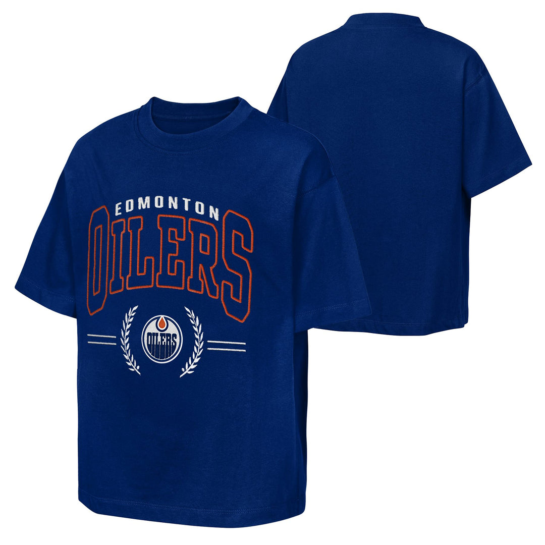 Edmonton Oilers Youth Outerstuff World Class Blue T-Shirt