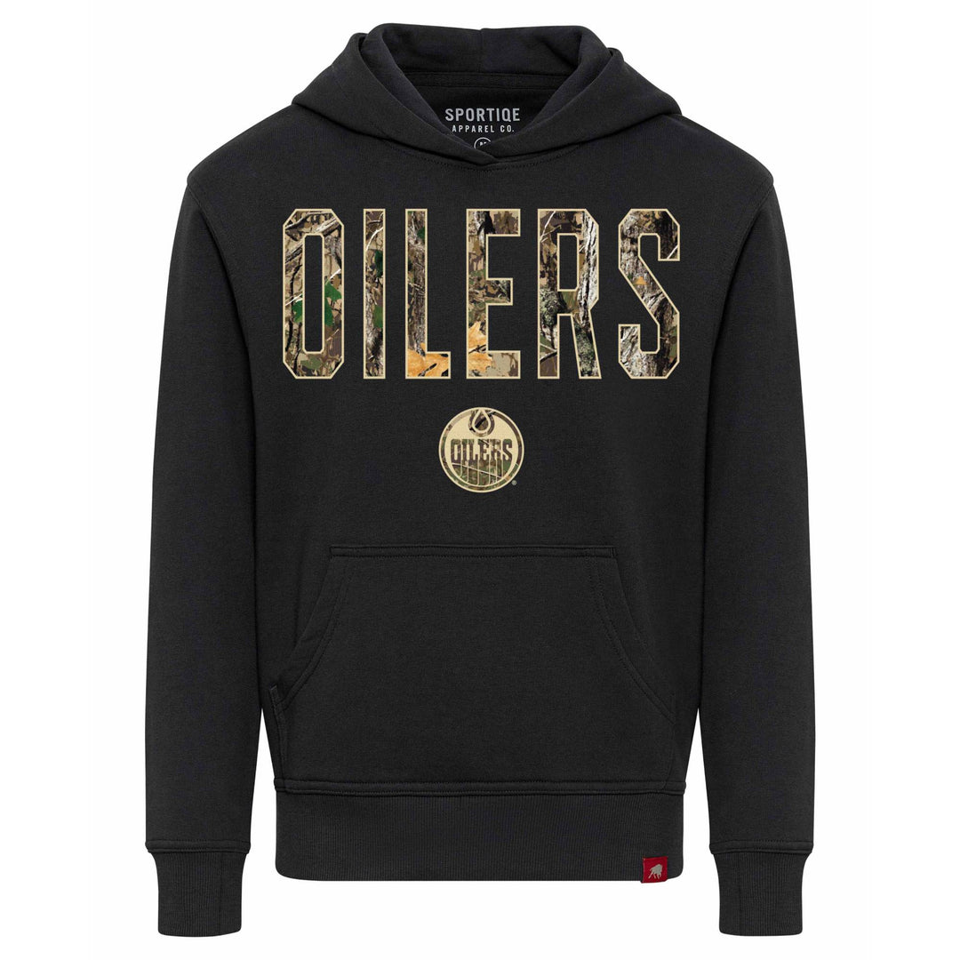 Edmonton Oilers Youth Sportiqe Lil Drake Rory Grey Hoodie