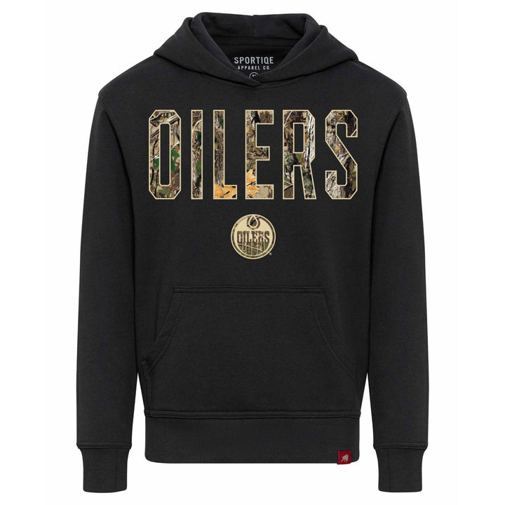 Edmonton Oilers Youth Sportiqe Lil Drake Rory Grey Hoodie
