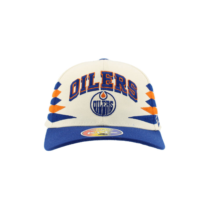 Edmonton Oilers Kids Zephyr Cream Diamond Adjustable Hat