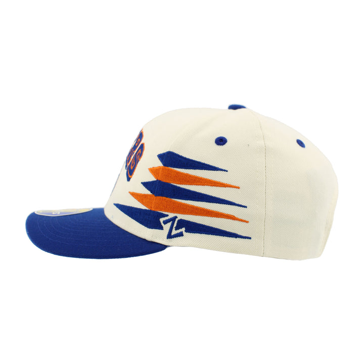 Edmonton Oilers Kids Zephyr Cream Diamond Adjustable Hat