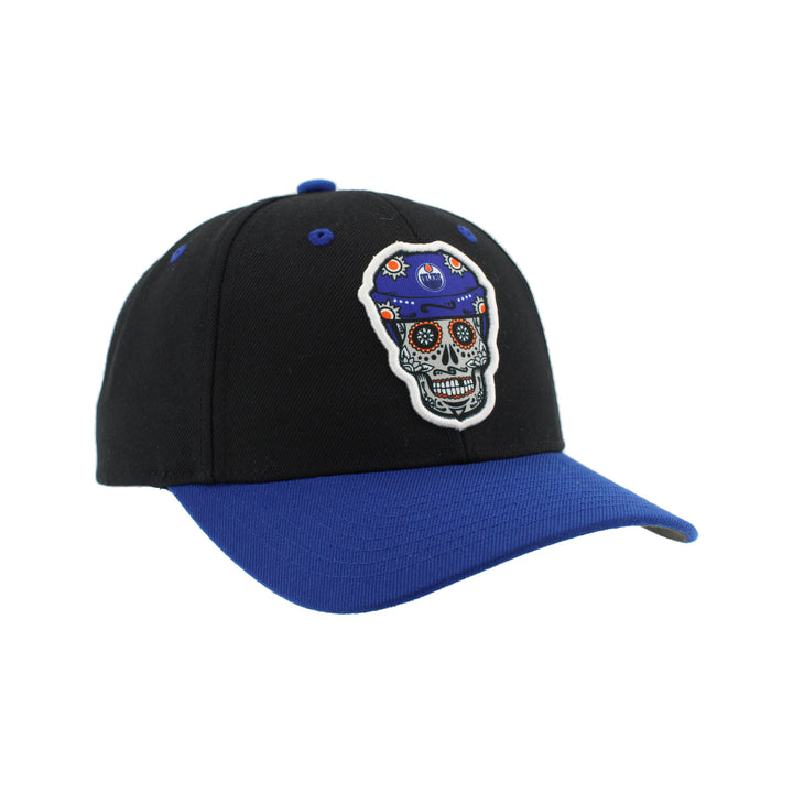 Edmonton Oilers Zephyr 3D Bones Black Snapback Hat