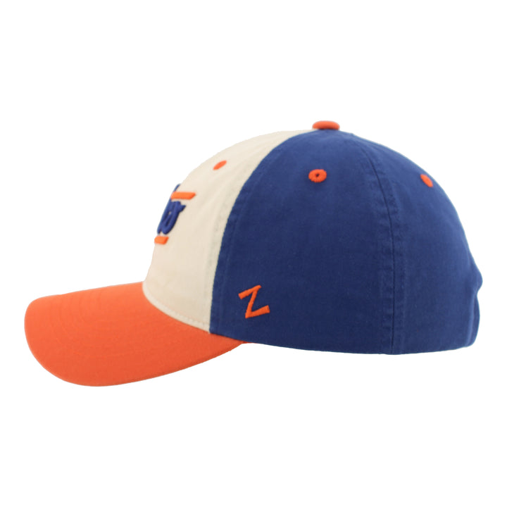 Edmonton Oilers Zephyr Tricolour Alternate Logo Scholarship Adjustable Hat