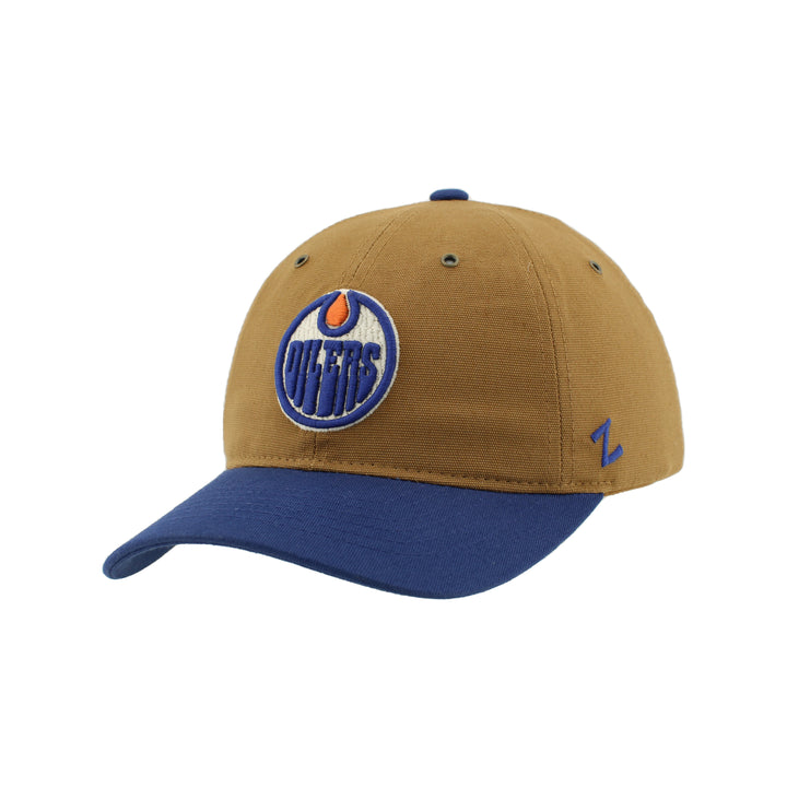 Edmonton Oilers Zephyr Brown Adjustable Hat